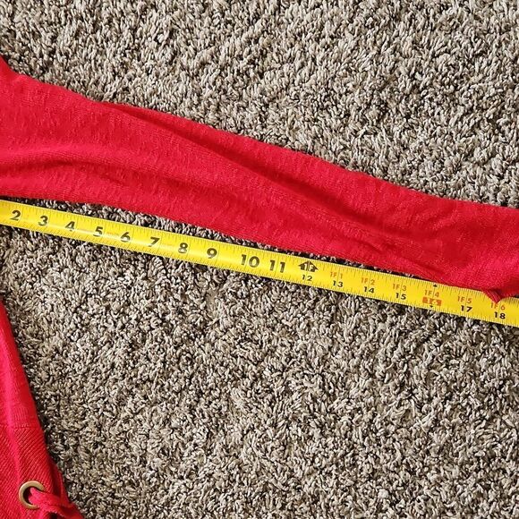 Ten-Oh-8 Red Sweater Tunic - Picture 9 of 9